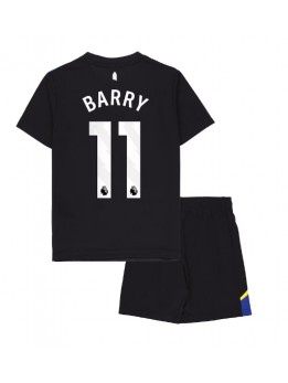 Billige Everton Thierno Barry #11 Tredjedraktsett Barn 2025-26 Kortermet (+ Korte bukser)